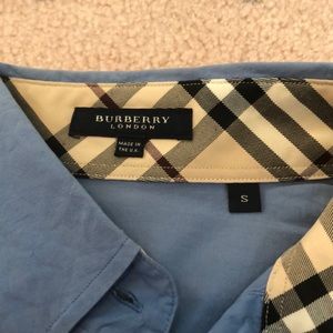 Burberry stretch cotton shirt